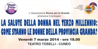 Venerdì 7 marzo convegno al Teatro Toselli di Cuneo