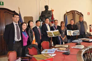 La delegazione cinese in visita alla Provincia