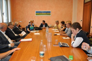 L'incontro tecnico in Provincia (foto Ufficio Stampa Provincia)