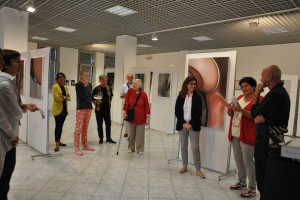 L'inaugurazione della mostra (foto Uff. Stampa Provincia)