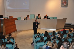 L'intervento di Pino Masciari in Provincia (foto Uff. Stampa)