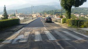 Il ponte di Dronero già riaperto al traffico (foto Provincia)