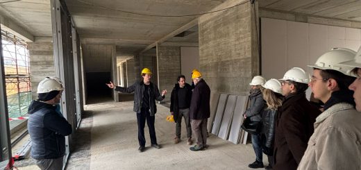 Sopralluogo al cantiere dell'Istituto Baruffi di Mondovì