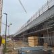 Il cantiere dell'Istituto Baruffi di Mondovì