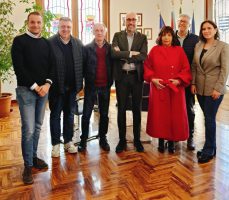 Robaldo con delegazione Montà