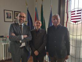 Visita sindaco di Salmour (foto Provincia)