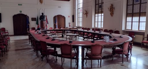 La sala Giolitti del Palazzo della Provincia
