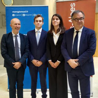 Gli attuali rappresentanti della provincia di Cuneo, con gli assessori provinciale re regionale alla montagna
