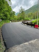 Il ponte sulla sp 250 in frazione San Pietro di Monterosso Grana