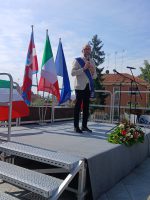 Il presidente Robaldo al 15° raduno Alpini in Langa