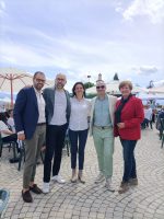 Il presidente Robaldo alla sagra LangArte di Rocca Cigliè