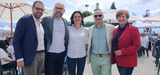 Il presidente Robaldo alla sagra LangArte di Rocca Cigliè