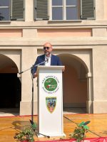Il presidente Robaldo al 24° raduno intersezionale degli Alpini del Roero