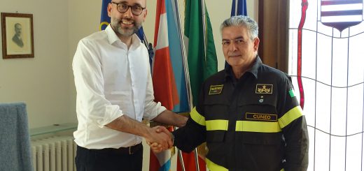 L'incontro tra il presidente Robaldo e il comandnate Daidone