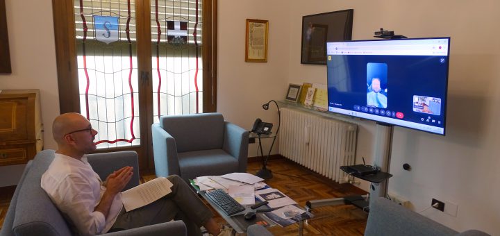Videoconferenza tra il presidente Robaldo e l’Assessore Regionale Riboldi
