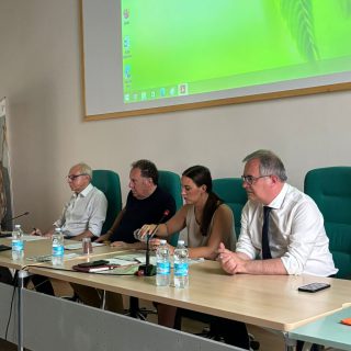 I relatori del convegno sull'urbanistica di Trinità