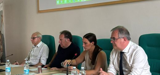 I relatori del convegno sull'urbanistica di Trinità