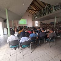 Il pubblico del convegno sull'urbanistica di Trinità
