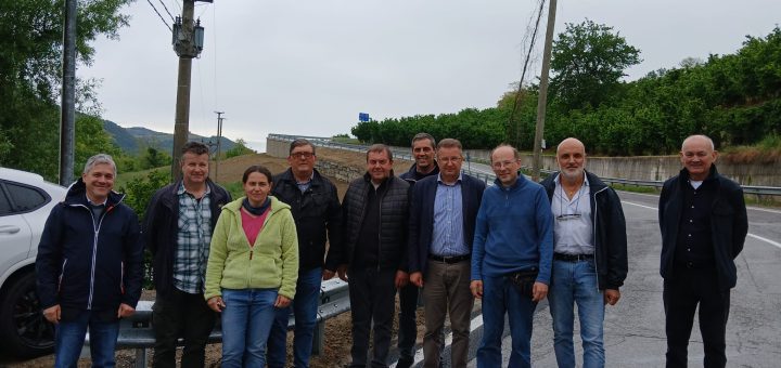 Il sopralluogo a Castino a lavori ultimati