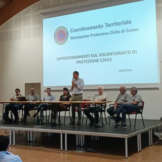 La riunone del coordinamento di protezione civile