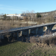 Vista complessiva del ponte sulla SP12 a Bastia Mondovì