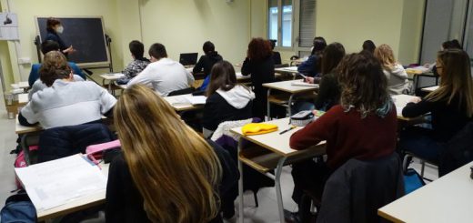 Studenti del Liceo Classico Scientifico di Cuneo (foto Vallauri – Uff. Stampa Provincia)