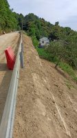 Costruzione scogliera sulla sp269 in frazione Agliasco di Paesana