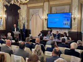 L'intervento del rpesidente Robaldo alla cerimonia di elezione del presidente della Camera di Commercio per il mandato 2025-2030
