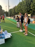 L'intervento del consigliere Manzone allincontro amichevole della nazionale italiana di hockey su prato