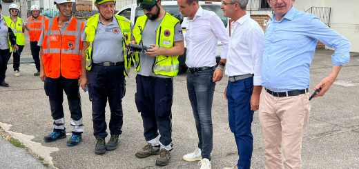 Esercitazione di protezione civile a Bene Vagienna