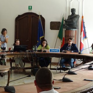 L'intervento del consigliere provinciale Pietro Danna durante la riunione della cabina di regia delle consulte giovanili della Granda che si è svolta lo scorso 15 luglio