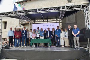 Un momento della presentazione del progetto Alavetz