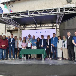 Un momento della presentazione del progetto Alavetz