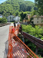 Il sopralluogo al ponte di Santa Croce nel comune di Murazzano