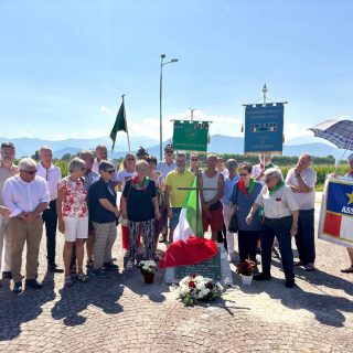 Inaugurazione targa a Cervignasco