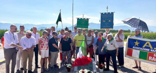 Inaugurazione targa a Cervignasco