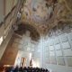 L'interno dell'ex cappella seicentesca di Santa Chiara