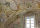Un particolare della volta dell'ex cappella seicentesca di Santa Chiara