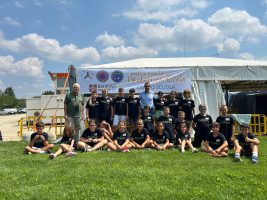 I partecipanti al campo scuola “Anch’io sono la Protezione Civile”
