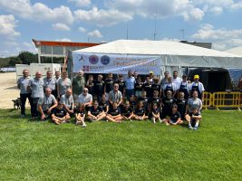 I partecipanti al campo scuola “Anch’io sono la Protezione Civile”