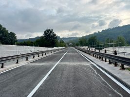 Il tratto di Fondovalle Tanaro alla conclusione dei lavori