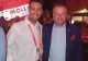 Il vicepresidente Antoniotti con l'ex ciclista Fabio Aru, vincitore della Vuelta 2015