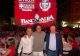 Il consigliere provinciale Gatto, il presidente regionale Cirio e il vicepresidente provinciale Antoniotti alla serata di presentazione della tappa