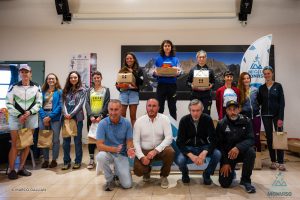 Il podio della gara femminile