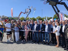 il taglio del nastro della 78^ Mostra della Meccanica Agricola di Saluzzo