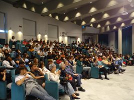 Gli studenti presenti all'incontro su Marcello Soleri