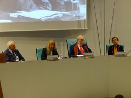 I relatori dell'incontro su Marcello Soleri