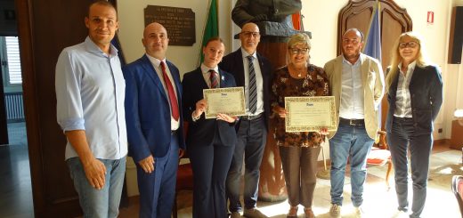 Foto di gruppo dopo la premiazione