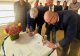 La firma dell'accordo tra la Provincia di Cuneo e il comune di San Michele