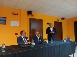I relatori dell'incontro di Camerana